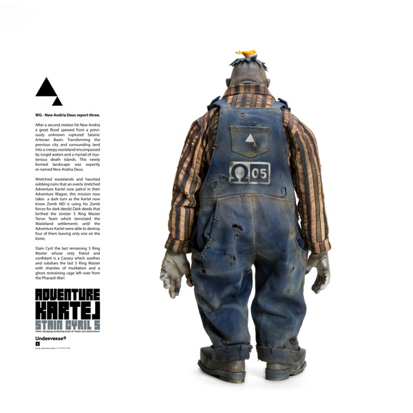 Underverse 1/6 ADVENTURE KARTEL series Stain Cyril Action Figure