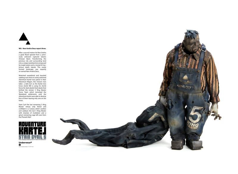 Underverse 1/6 ADVENTURE KARTEL series Stain Cyril Action Figure
