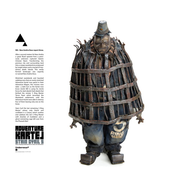 Underverse 1/6 ADVENTURE KARTEL series Stain Cyril Action Figure