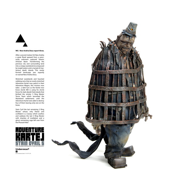 Underverse 1/6 ADVENTURE KARTEL series Stain Cyril Action Figure