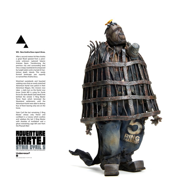 Underverse 1/6 ADVENTURE KARTEL series Stain Cyril Action Figure