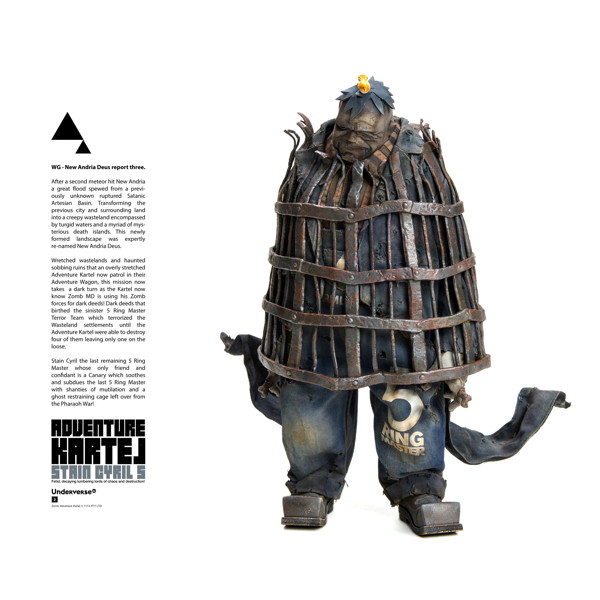 Underverse 1/6 ADVENTURE KARTEL series Stain Cyril Action Figure