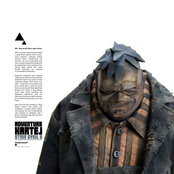 Underverse 1/6 ADVENTURE KARTEL series Stain Cyril Action Figure