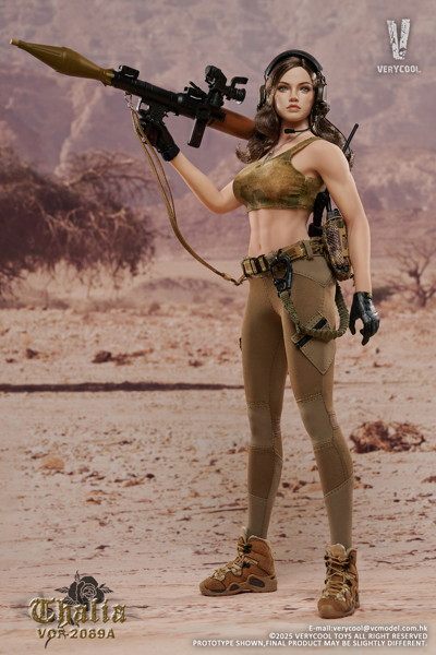 ベリークール 1/6 デザート フィメール ソルジャー タリア ブラウンヘア Ver.