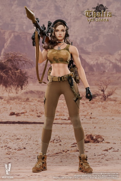 ベリークール 1/6 デザート フィメール ソルジャー タリア ブラウンヘア Ver.