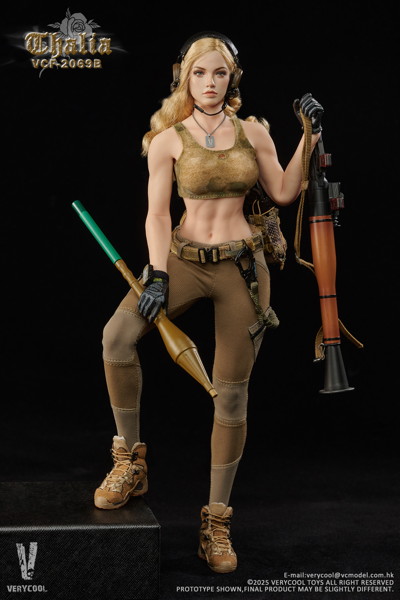ベリークール 1/6 デザート フィメール ソルジャー タリア ブロンドヘア Ver.