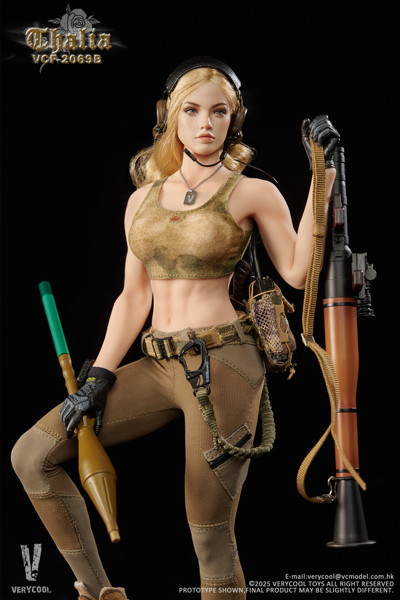 ベリークール 1/6 デザート フィメール ソルジャー タリア ブロンドヘア Ver.