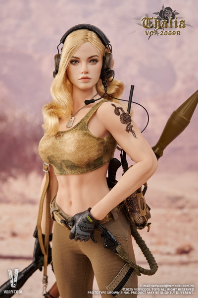 ベリークール 1/6 デザート フィメール ソルジャー タリア ブロンドヘア Ver.