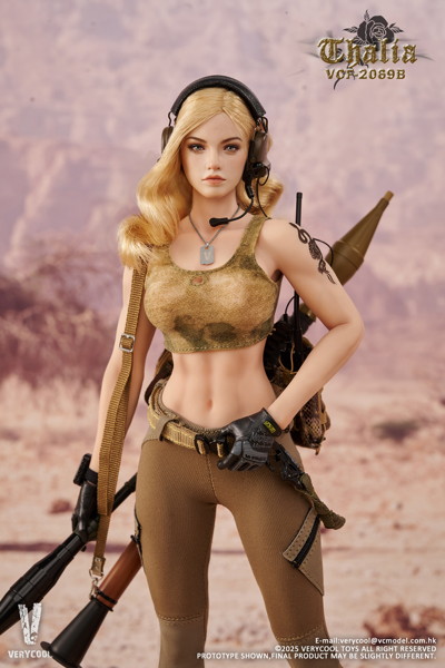 ベリークール 1/6 デザート フィメール ソルジャー タリア ブロンドヘア Ver.