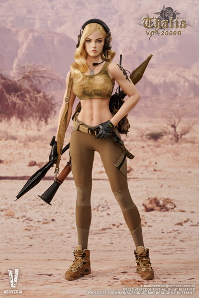 ベリークール 1/6 デザート フィメール ソルジャー タリア ブロンドヘア Ver.