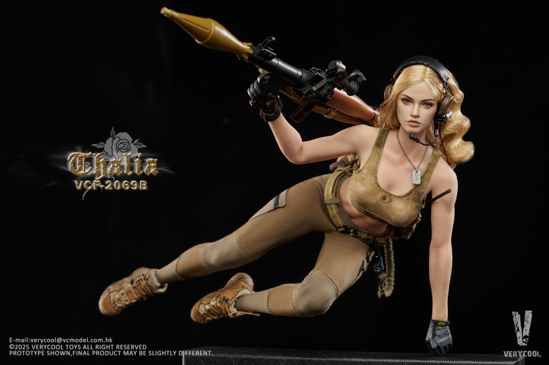 ベリークール 1/6 デザート フィメール ソルジャー タリア ブロンドヘア Ver.