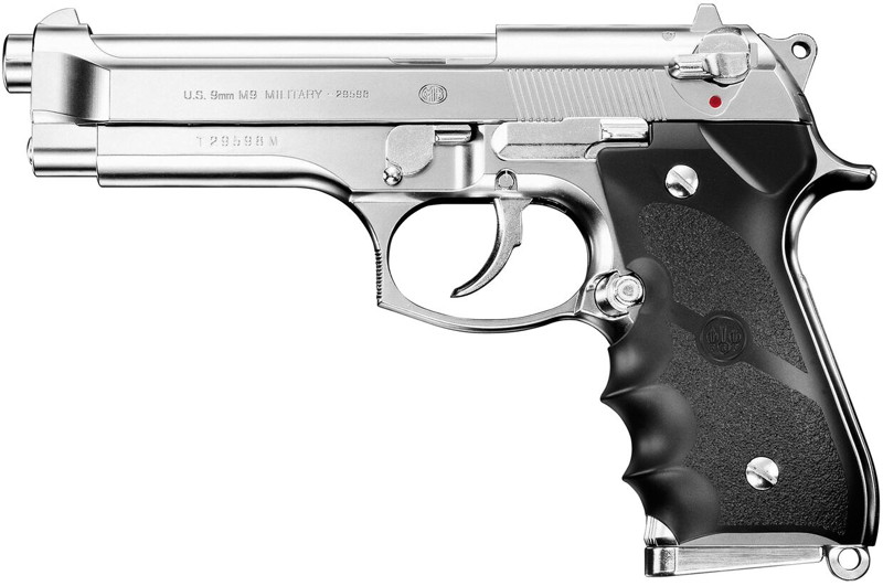 【10%ポイント還元中】M92Fクロームステンレスタイプ 18歳以上 ガスブローバック