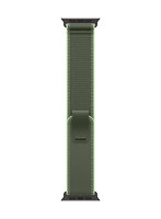 49mmケース用グリーン/ネオントレイルループ - M/L - ブラックチタニウムの仕上げ MG9P4FE/A