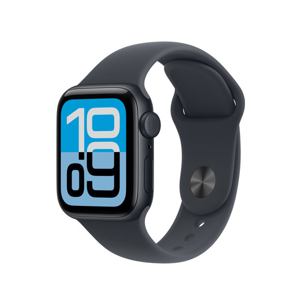 Apple Watch SE 3（GPSモデル）- 40mmミッドナイトアルミニウムケースとミッドナイトスポーツバンド - M/L