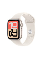 【AppleCare+付き】Apple Watch SE 3(GPS + Cellularモデル)- 44mmスターライトアルミニウムケースとスターライトスポーツバンド - S/M