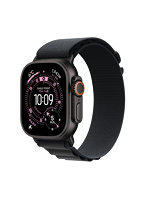 Apple Watch Ultra 3(GPS + Cellularモデル)- 49mmブラックチタニウムケースとブラックアルパインループ - M