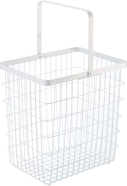 ランドリーワイヤーバスケット タワー L ホワイト