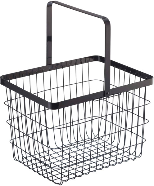 ランドリーワゴン＋バスケット タワー ブラック