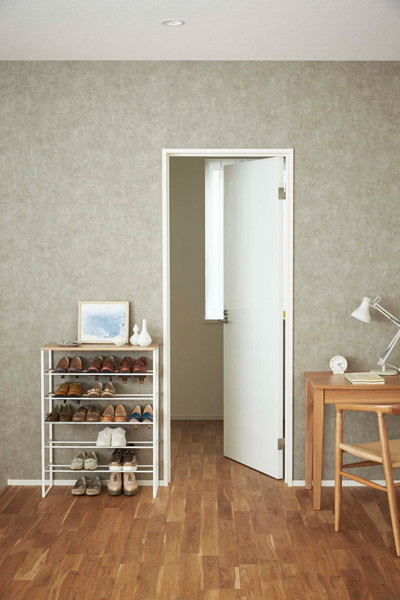 天板付きシューズラック タワー 6段 ホワイト