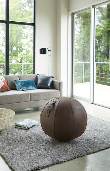 シーティングボール ルーノ レザーレット ブラウン