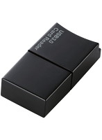 メモリリーダライタ/microSD専用/USB3.0/ストラップ付/ブラック MR3-C008BK