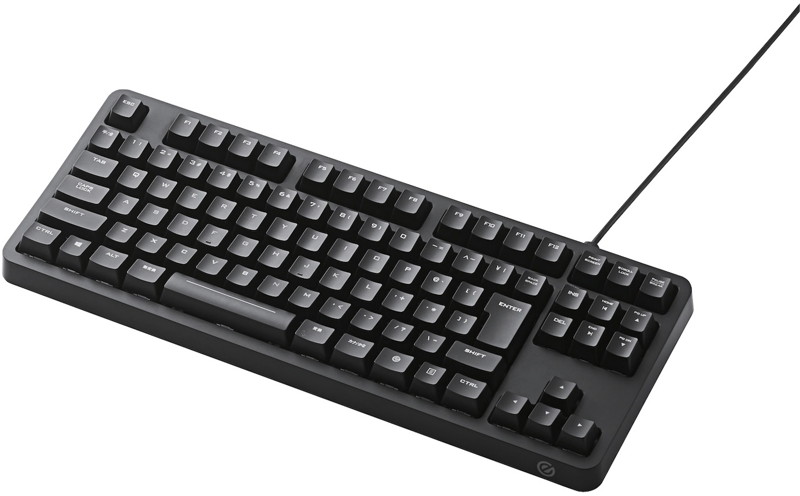 ゲーミングキーボード/メカニカル/5000万回耐久スイッチ/日本語配列/キーキャップ付属/全キーロールオーバー対応/ブラック TK-G01UKBK