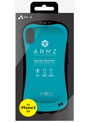 エアージェイ iPhone X用 耐衝撃バックカバー ARMZ シリーズ BL AC-P8-AZBL