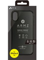 エアージェイ iPhone X用 耐衝撃バックカバー ARMZ GAシリーズ BK AC-P8-GABK
