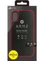 エアージェイ iPhone X用 耐衝撃バックカバー ARMZ GAシリーズ カーボン調CBR AC-P8-GACBR