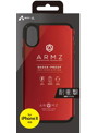 エアージェイ iPhone X用 耐衝撃バックカバー ARMZ GAシリーズ RD AC-P8-GARD