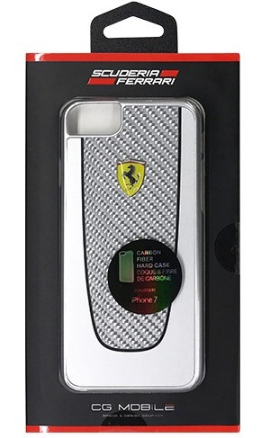 FERRARI PIT STOP-Hard Case-Black Trim-Silver Carbon design FEPICHCP7SI 4,735円
