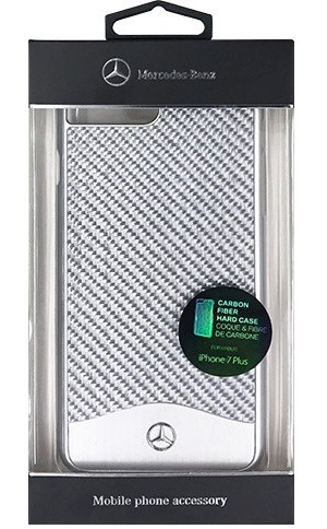 MERCEDES WAVE V Glass Fiber ＋ Brushed Aluminium Hard Case-Silver MEHCP7LCACSI