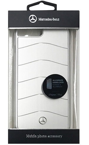 MERCEDES WAVE VIII Brushed Aluminium Hard Case-Silver MEHCP7LCUSALSI