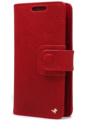 AEJEX 高級羊革スマートフォン用ケース D3シリーズ RED AS-AJD3-RD