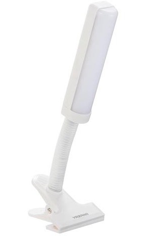 YAZAWA 10個セット 乾電池式LEDフレキシブルクリップライト CFLE03D07WHX10