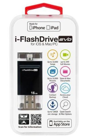 Photofast i-FlashDrive EVO for iOS＆Mac/PC Apple社認定 LightningUSBメモリー 16GB IFDEVO16GB