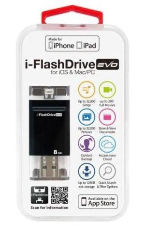 Photofast i-FlashDrive EVO for iOS＆Mac/PC Apple社認定 LightningUSBメモリー 8GB IFDEVO8GB 6,938円
