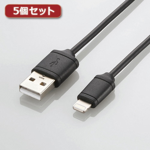 5個セットロジテック Lightningコネクタ対応ケーブル LHC-UALO10BK LHC-UALO10BKX5 7,961円