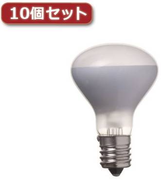 YAZAWA ミニレフ球 R45 E17 40W 2個パック10個セット R4517402PX10