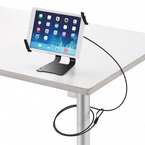 サンワサプライ タブレット汎用セキュリティ7～10インチ対応（eセキュリティ・ブラック） SLE-30STB710BKN