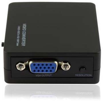 テック コンポジットまたはS端子を、VGA（Dsub15Pin）変換するコンバーター TSCVGA2