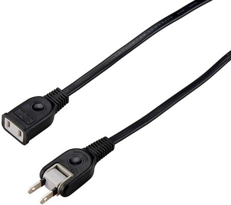 YAZAWA 6個セット耐トラ付延長コード Y02107BKX6