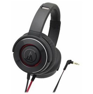 Audio-Technica オーディオテクニカ ダイナミック密閉型ヘッドホン ブラックレッド ATH-WS550-BRD 6,593円