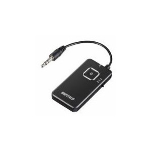 BUFFALO バッファロー BSHSBTR500BK Bluetoothオーディオトランスミッター＆amp；レシーバー 低遅延対応モデル ブラック BSHSBTR500BK