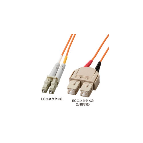 サンワサプライ 光ファイバケーブル10m HKB-LS5-10K 6,074円