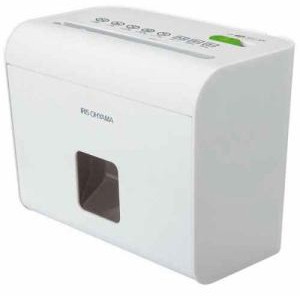 アイリスオーヤマ マイクロカットシュレッダー A5サイズ ホワイト HS4SC