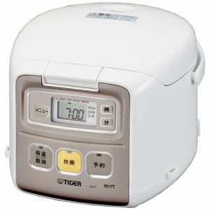 タイガー マイコン炊飯器 「炊きたて ミニ」 3.0合 ホワイト JAI-R551-W