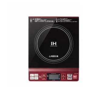コイズミ IHクッキングヒーター レッド KIH-1402/R 7,171円