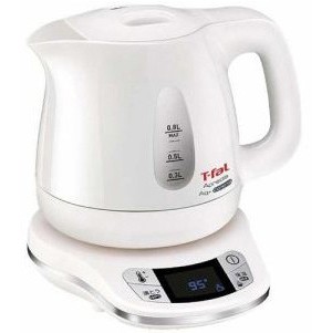 ティファール 電気ケトル 「アプレシア エージー・プラス コントロール」 0.8L パールホワイト KO6201JP