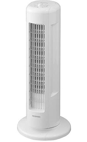 アイリスオーヤマ 上下ルーバータワーファンmini ホワイト KTF-M61T-W